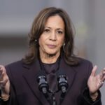 Vice President Kamala Harris delivers a concession speech for the 2024 presidential election on the campus of Howard University in Washington, Wednesday, Nov. 6, 2024.