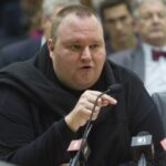 Internet entrepreneur Kim Dotcom speaks during the Intelligence and Security select committee hearing at Parliament in Wellington, New Zealand, on July 3, 2013.