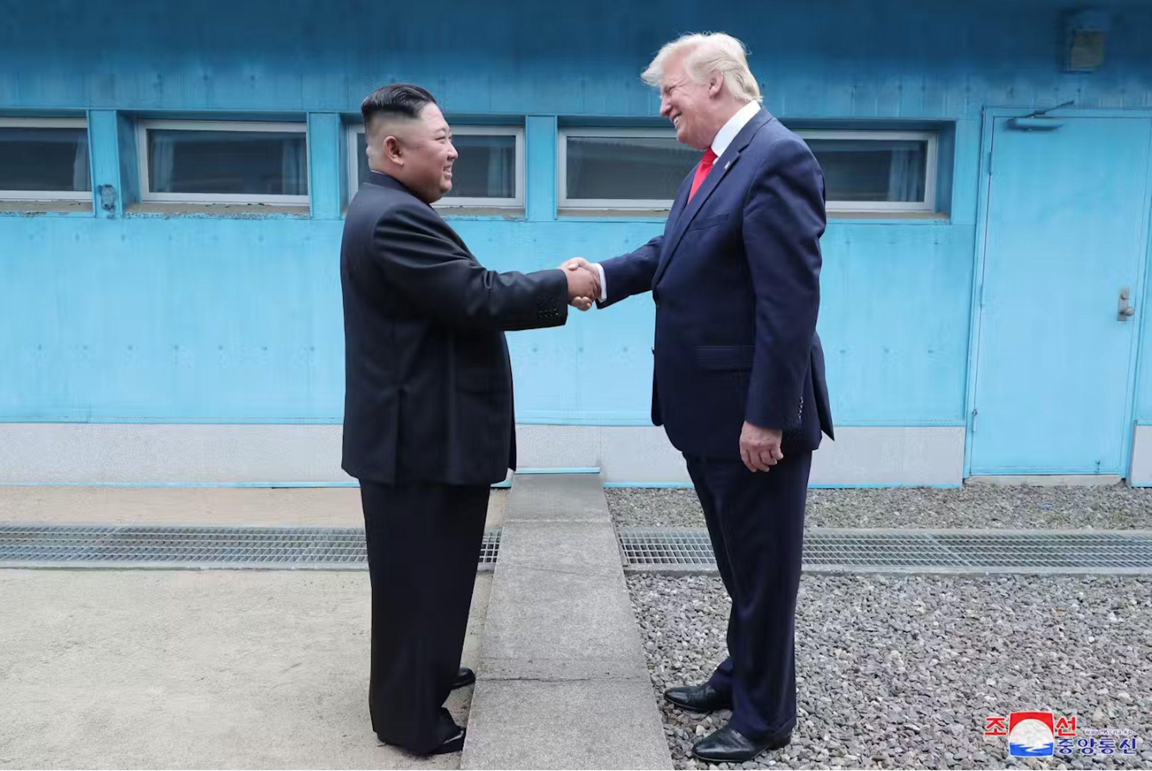 Loose cannons? Donald Trump and North Korean leader Kim Jong-un meeting in the demilitarised zone between North and South Korea, June 2019. 