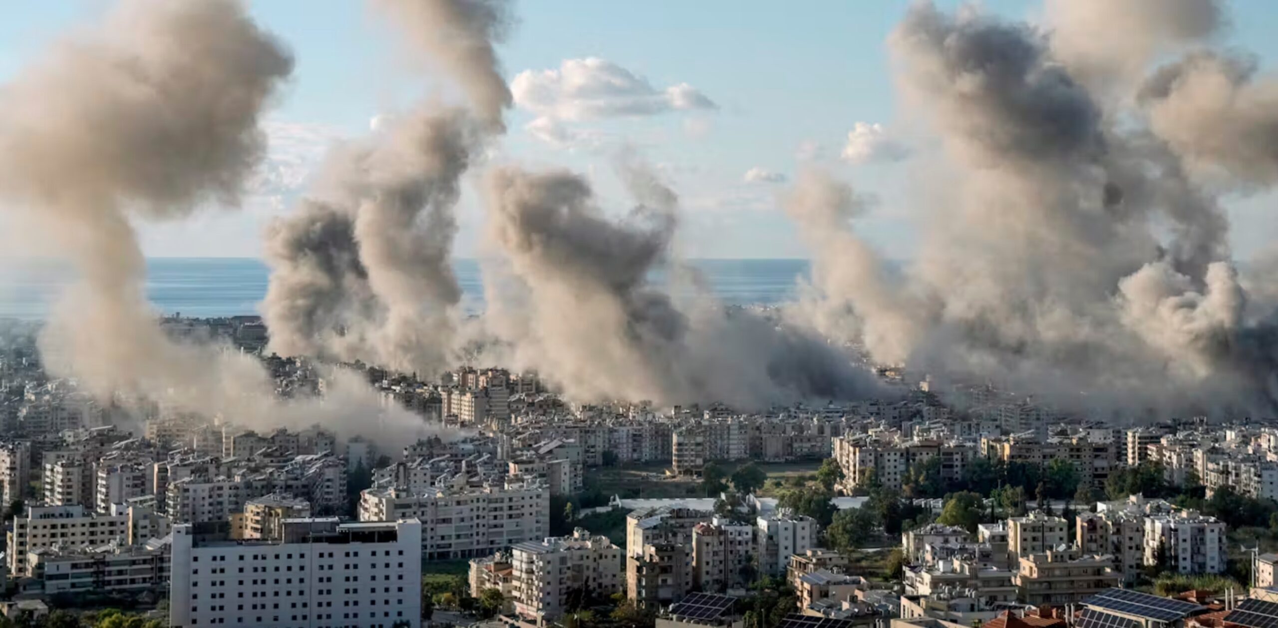 Israel has been pummeling Lebanon, including Beirut, for months. 