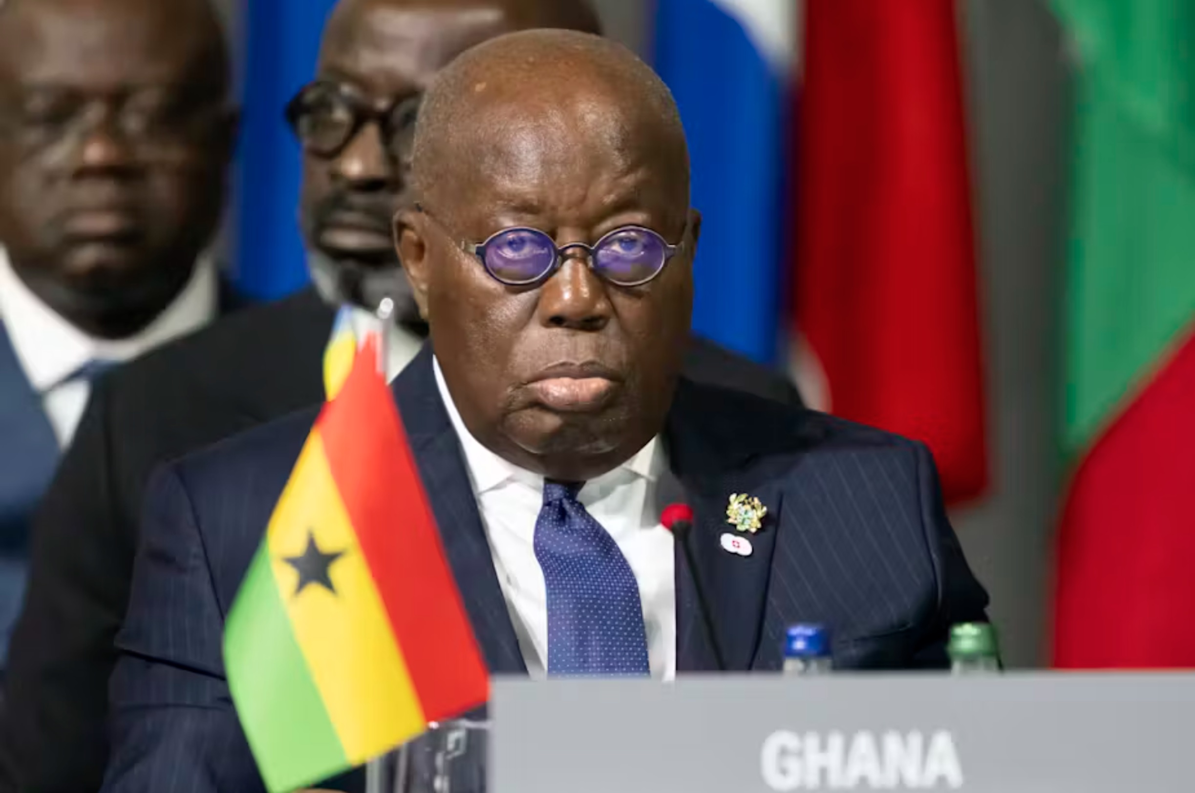 Ghana’s outgoing president Nana Akufo-Addo. 