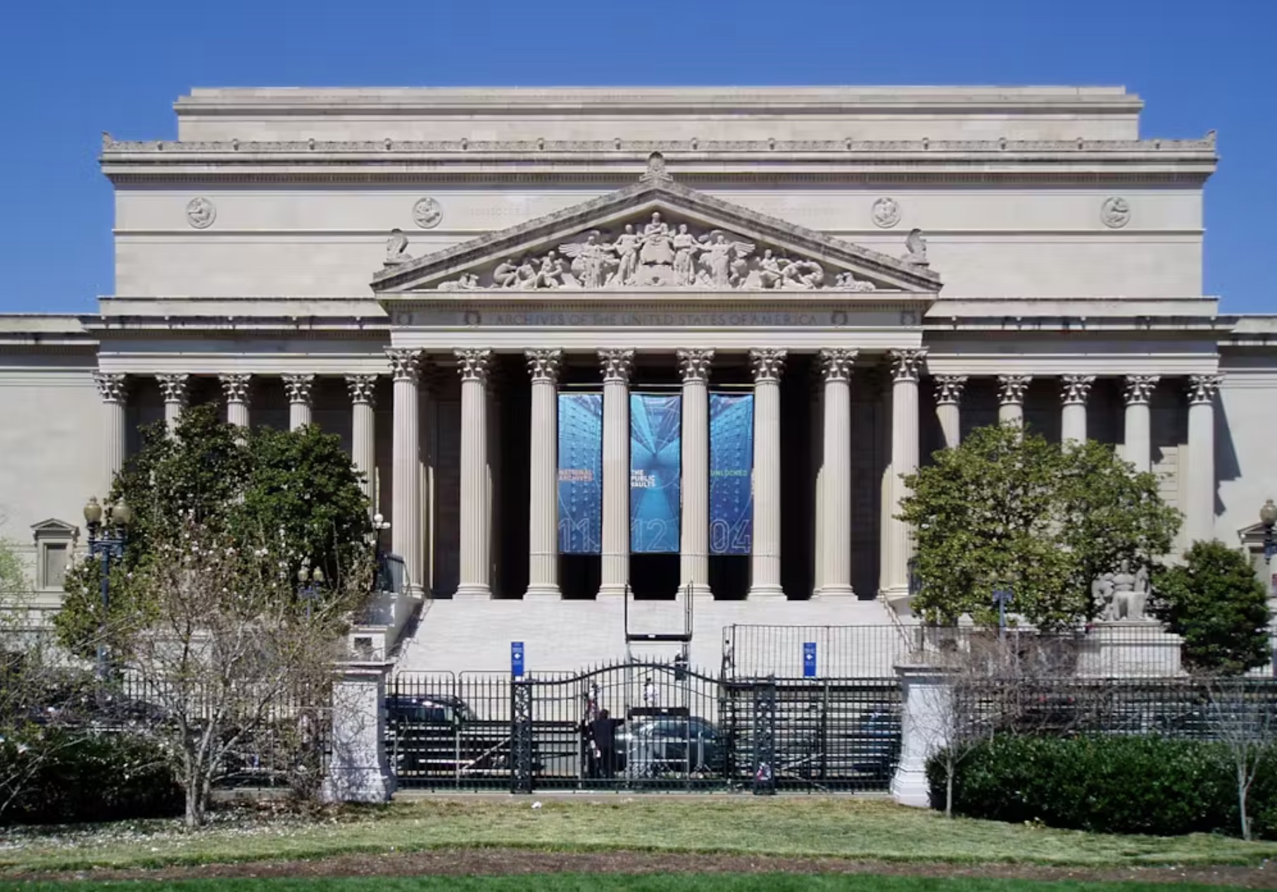 Certified presidential election results are stored in perpetuity at the National Archives. 