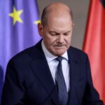 The German chancellor, Olaf Scholz.