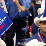 Members of the Texas delegation at the Republican National Convention in Milwaukee.