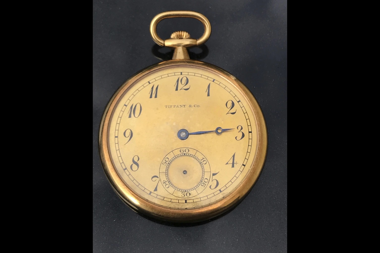 This undated photo made available by Henry Aldridge and Son shows a gold pocket watch that was given to Capt. Arthur Rostron, captain of RMS Carpathia that rescued 700 survivors of the Titanic. The watch sold at auction on Saturday Nov. 16, 2024 for nearly  million.