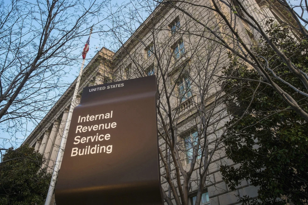 This April 13, 2014, file photo shows the Internal Revenue Service (IRS) headquarters building in Washington. (AP Photo/J. David Ake, File)