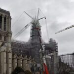 A view of Notre Dame cathedral in Paris on February 11, 2024.