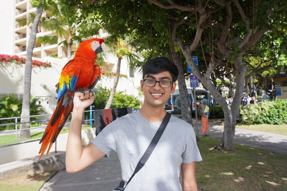 Suchir Balaji poses for a photo in Hawaii in 2018. Balaji was a former OpenAI engineer and whistleblower who died in November 2024. 