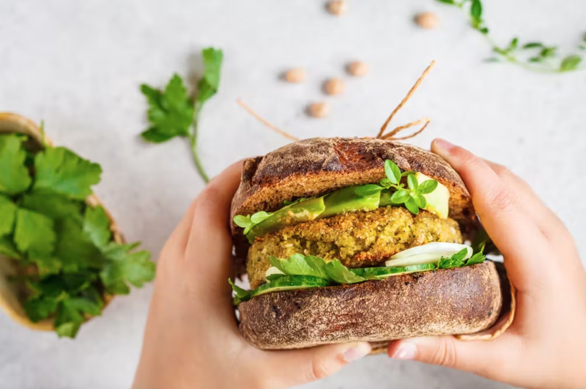 Plant-based burgers contain high levels of protein and moisture, which microbes love. 