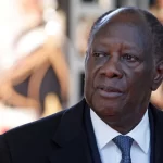 Ivory Coast's President Alassane Ouattara arrives to attend the opening session of the 19th Summit of the Francophonie at the Grand Palais in Paris, France October 5, 2024.