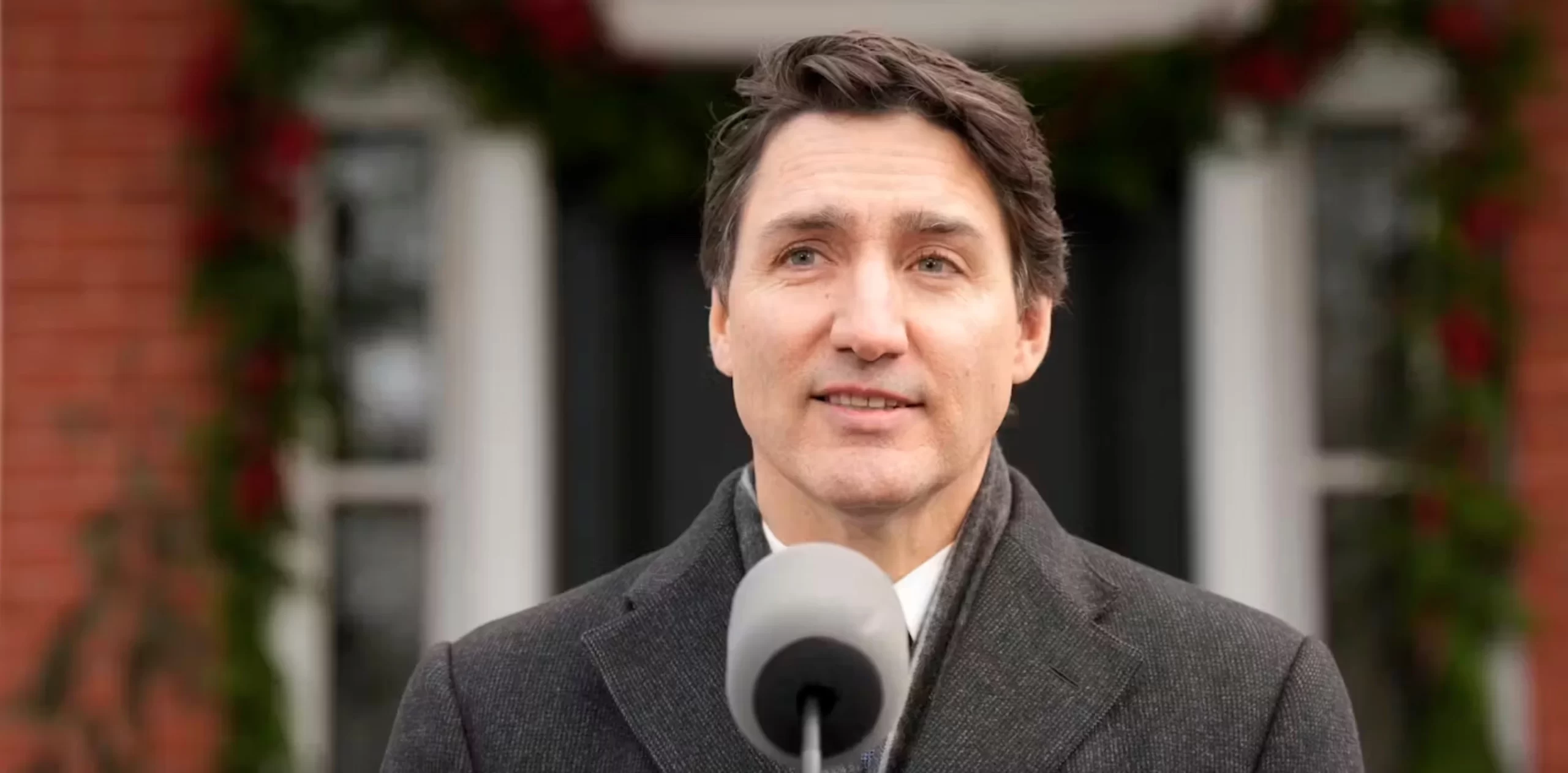 Prime Minister Justin Trudeau announces his resignation outside Rideau Cottage in Ottawa on Jan.6, 2025. 